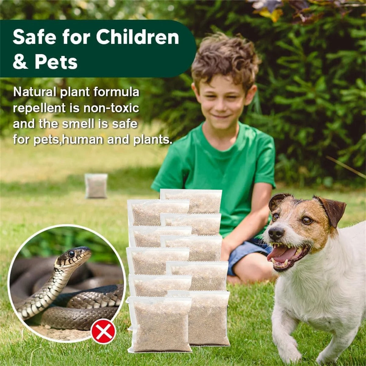 🛡️Snakes & Lizards Repellent Pouches