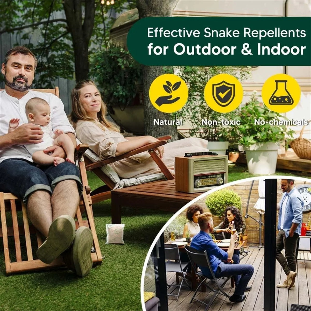 🛡️Snakes & Lizards Repellent Pouches