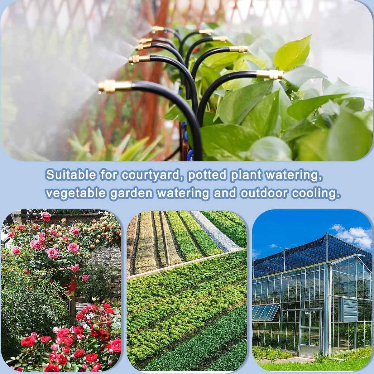 🌱Drip Irrigation Kit with 360° Flexible Hose