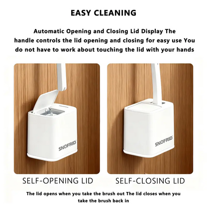 Ultimate Hygienic Toilet Cleaning: One Click, One Scrub, One Toss