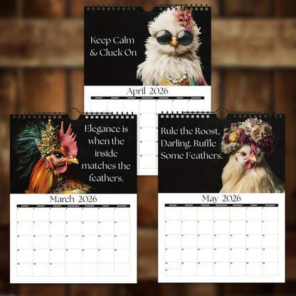 2026 Funny Chicken Couture Calendar 
