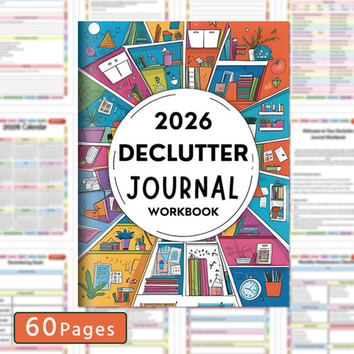 2026 Declutter Journal Workbook 