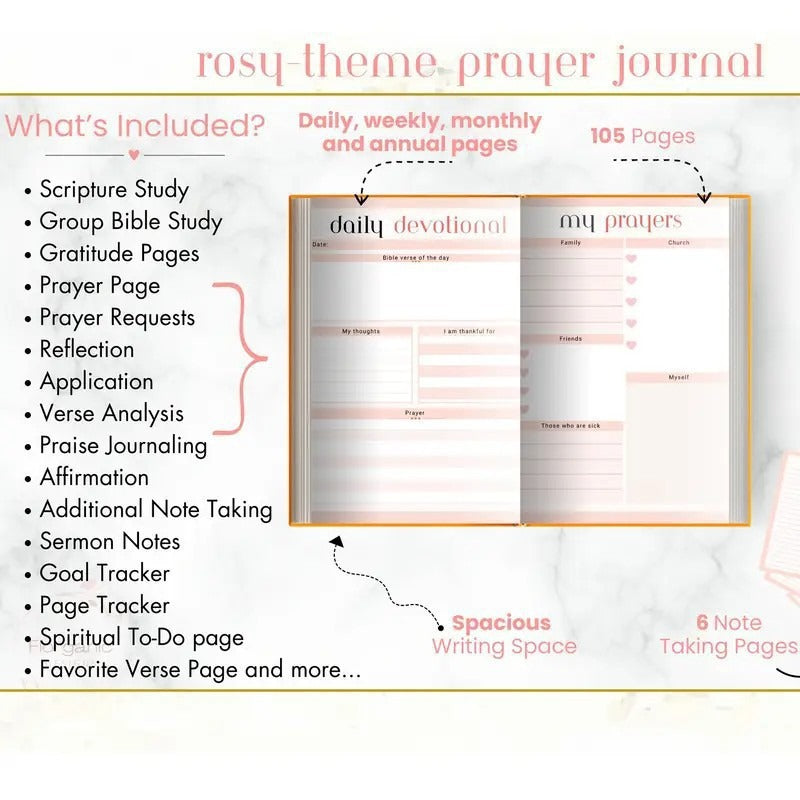 Faith & Prayer Spiral Journal Collection