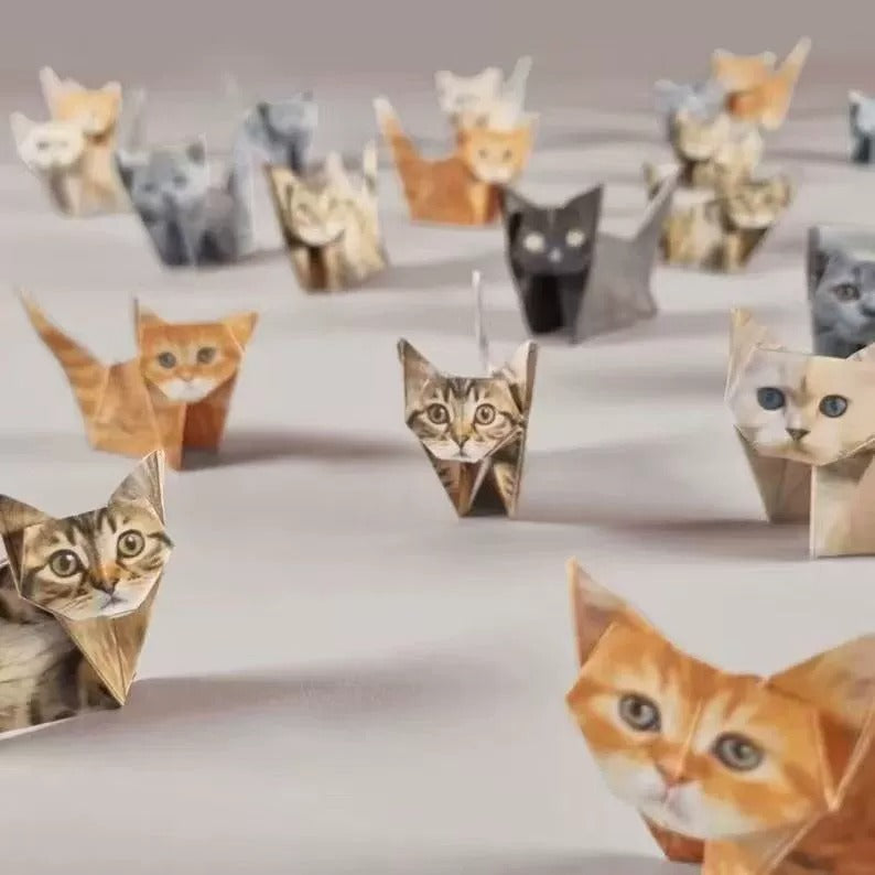 150 Sheets Origami Set: Cat, Dog & Dinosaur Designs