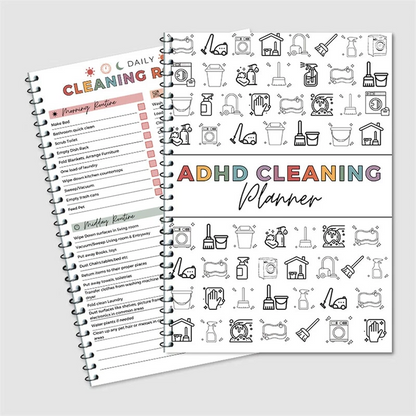 Declutter & Clean 2-in-1 Bundle: 2026 Journal + ADHD Cleaning Planner