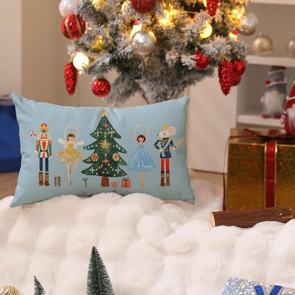 Merry Christmas Throw Pillow Cover