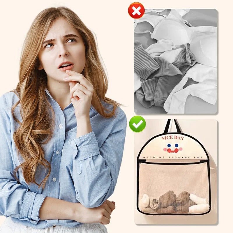 🔥Free Shipping🔥Multi-purpose Storage Bag with Visible Mesh Hanging