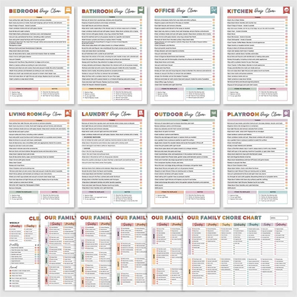 Declutter & Clean 2-in-1 Bundle: 2026 Journal + ADHD Cleaning Planner