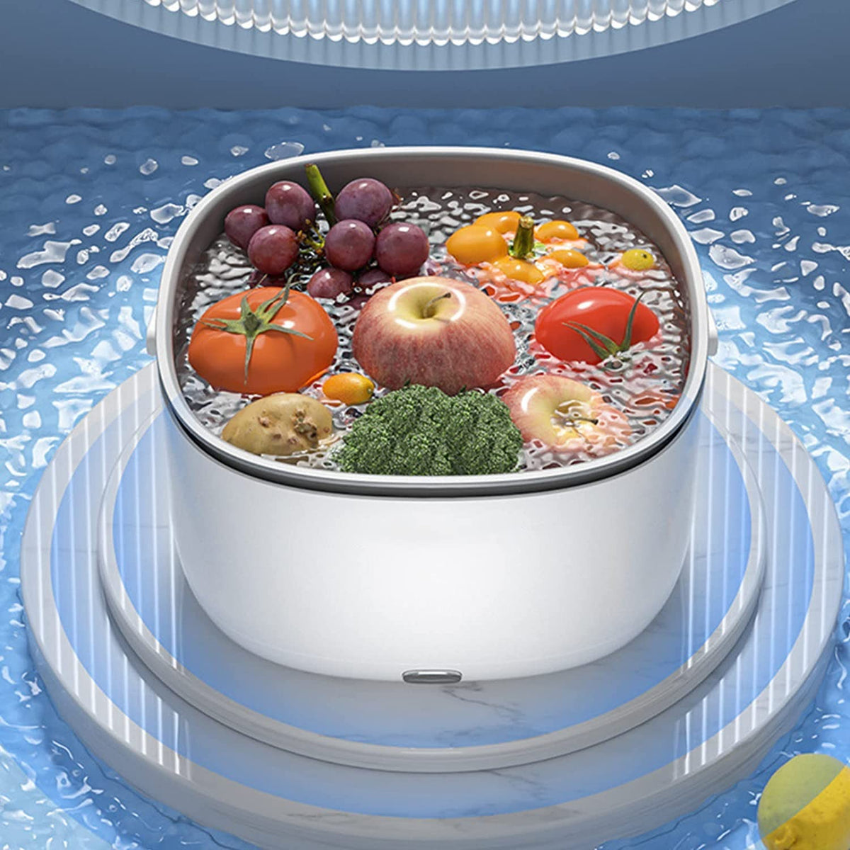 Ultrasonic Fruits Vegetable Washing Basket