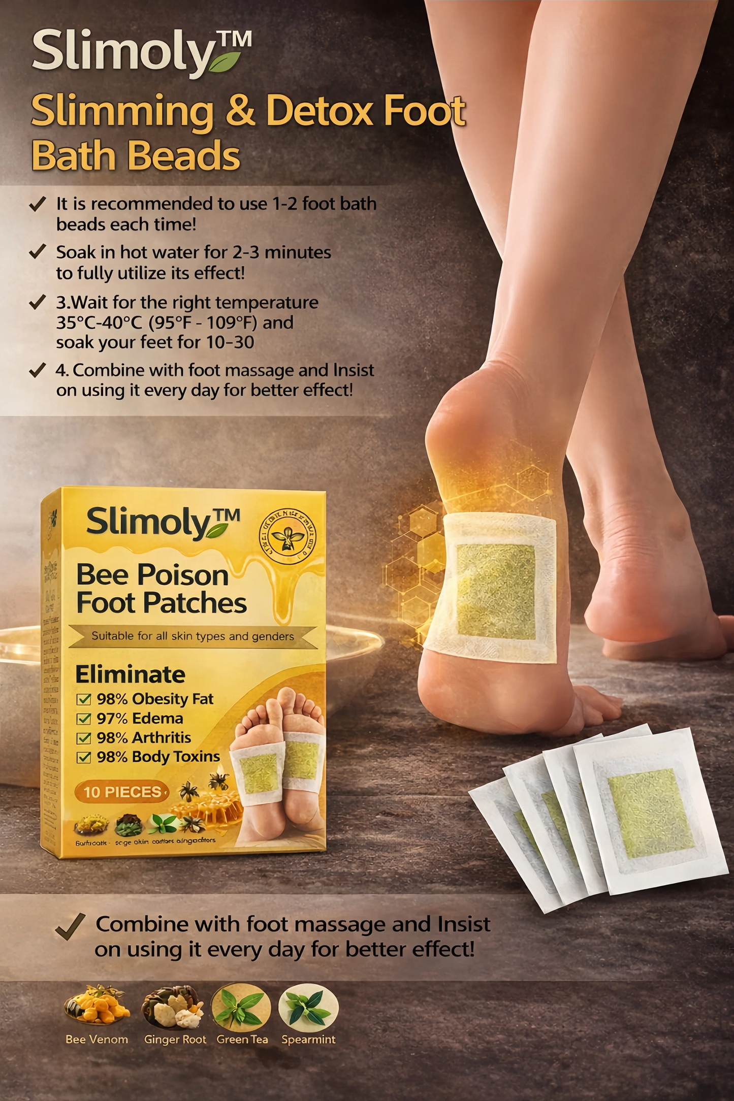 Bee Poison Foot Patches