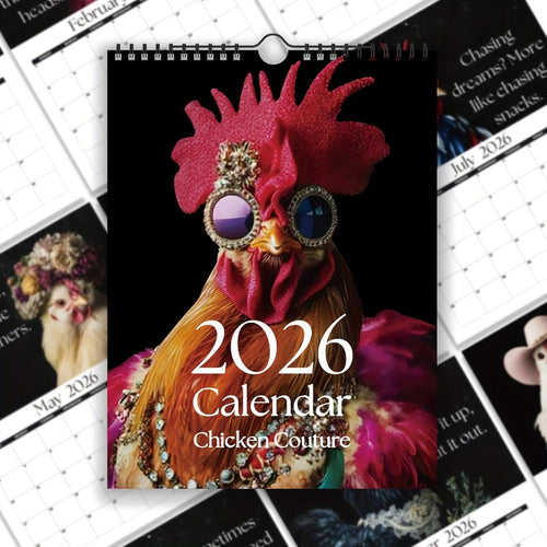 2026 Funny Chicken Couture Calendar 
