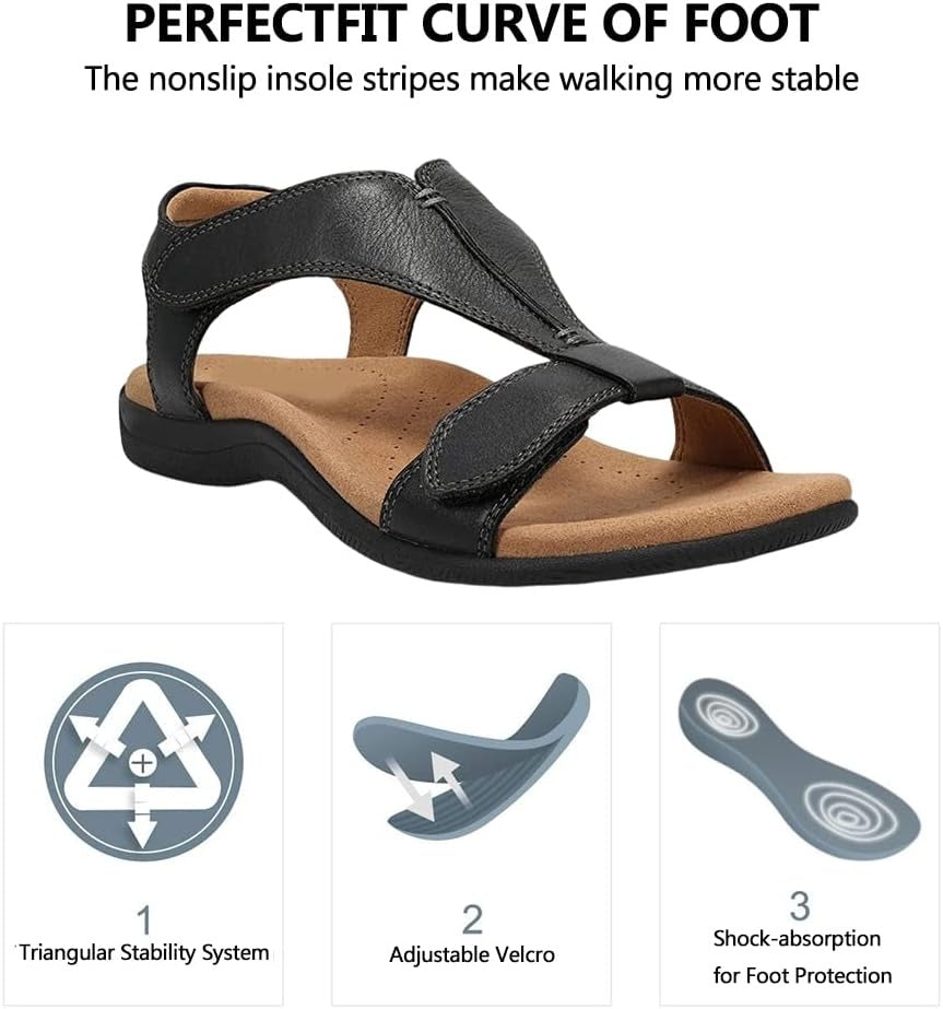 Cushioned All-Day Comfort Adjustable Sandals
