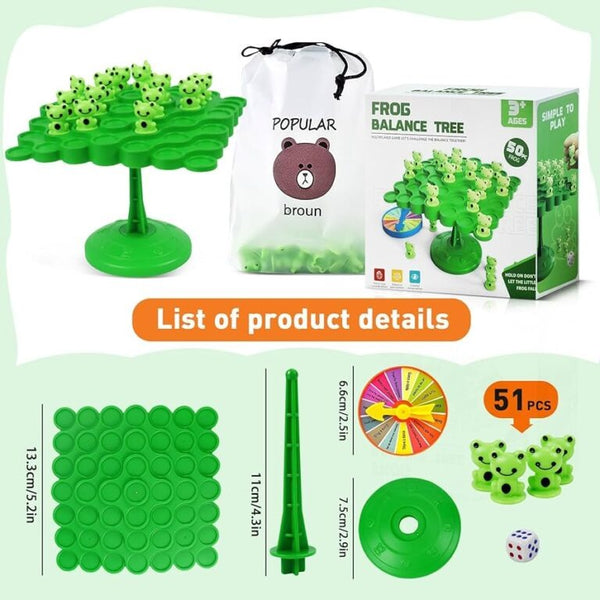 🐸👨🏻‍🚀Balance Tree Educational Toys-Frog&Astronaut