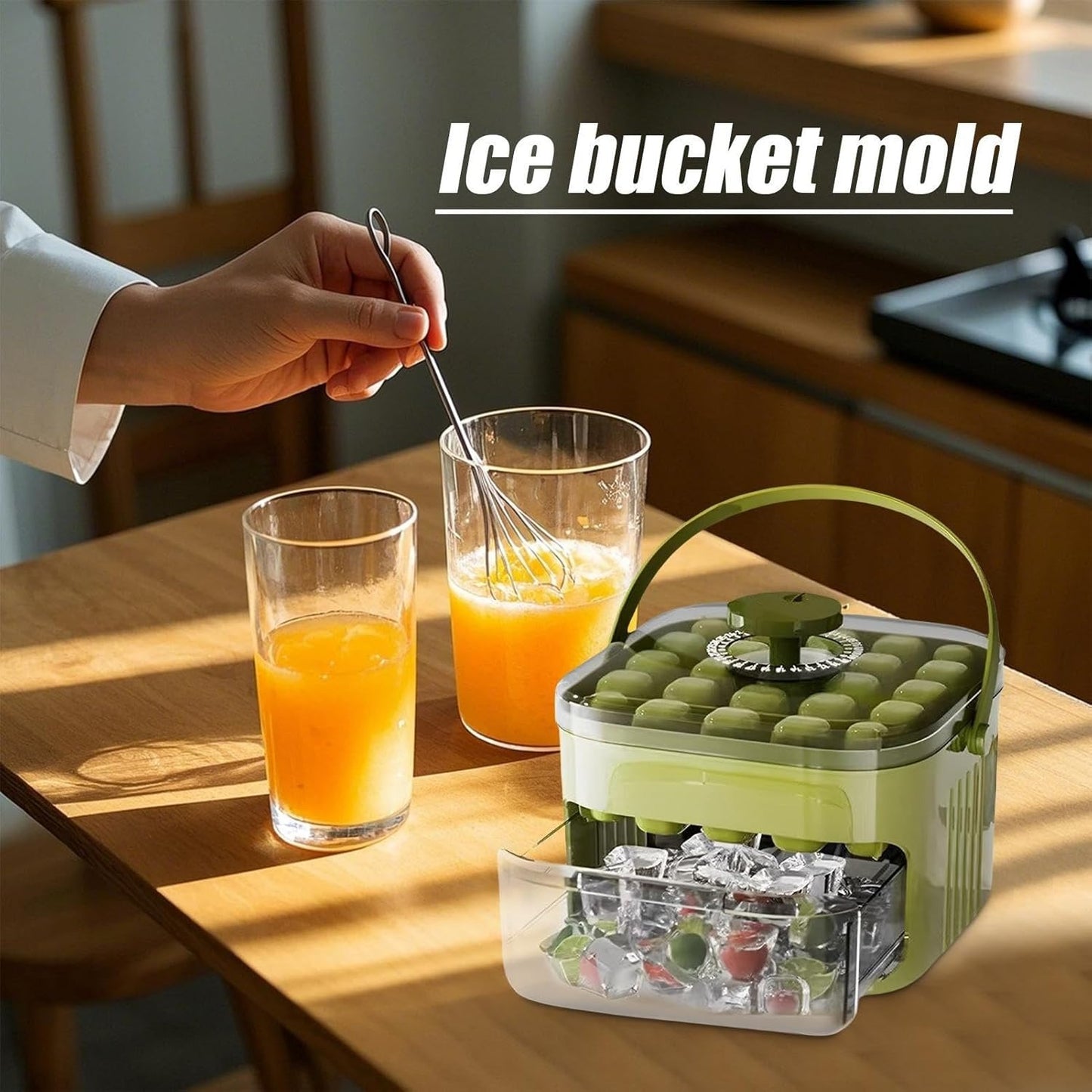 Double layer Ice Cube Tray