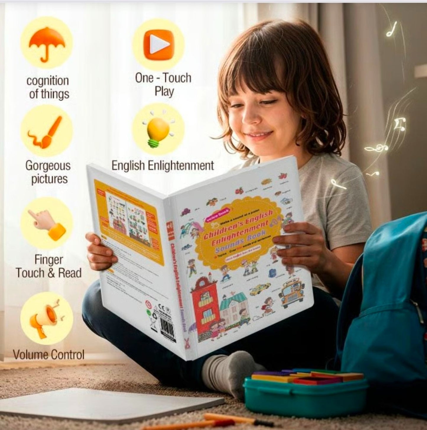 Interactive English Sound Book for Kids