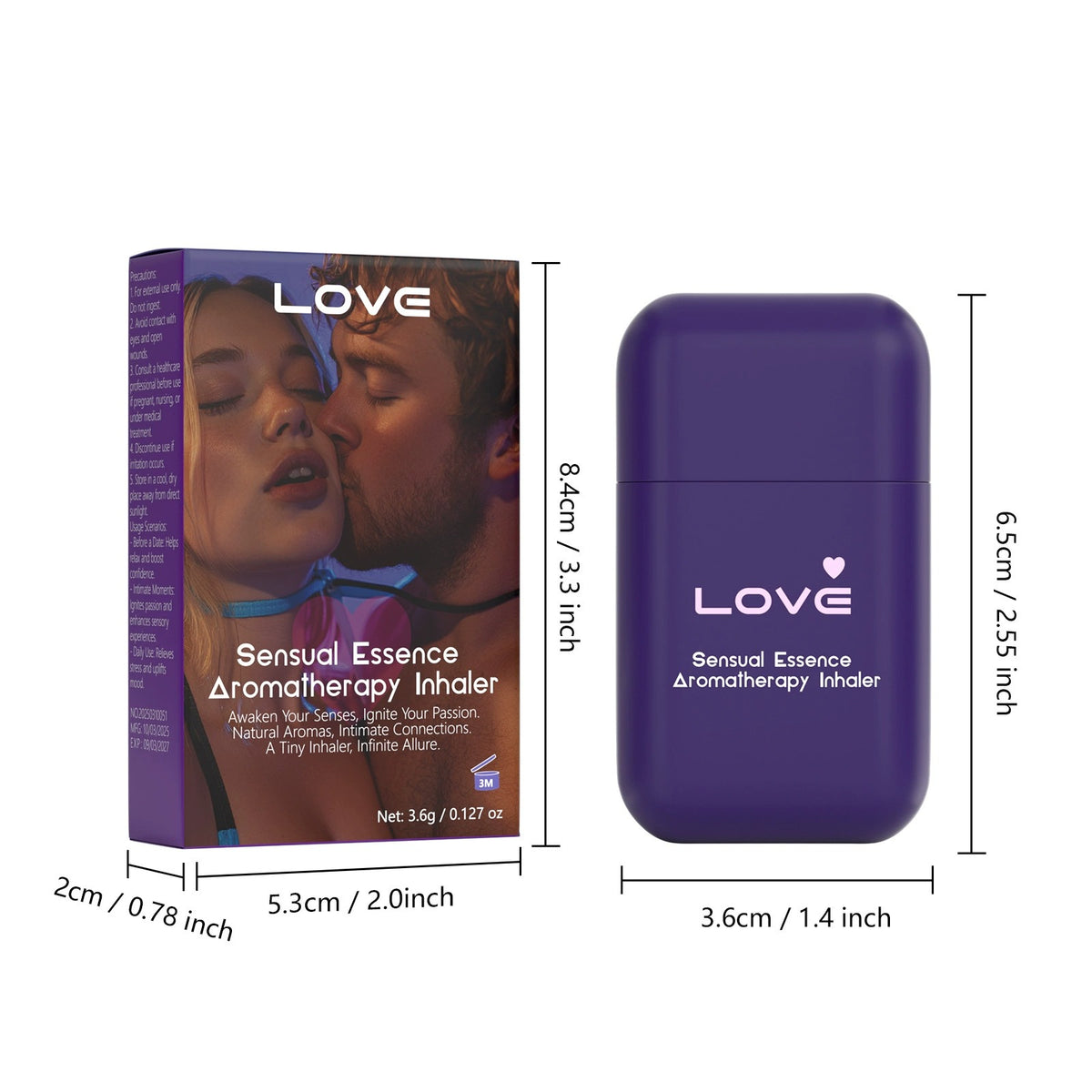 Love Sensual Essence Aromatherapy Inhaler