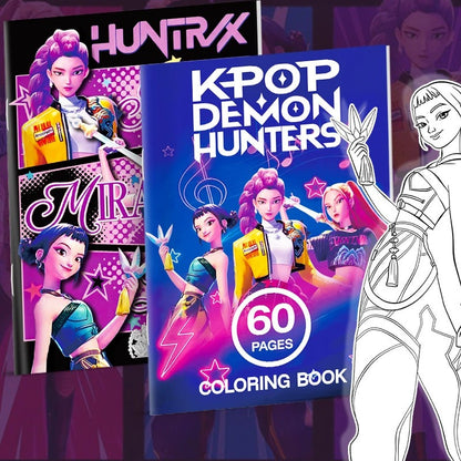 K-POP Coloring Book Set