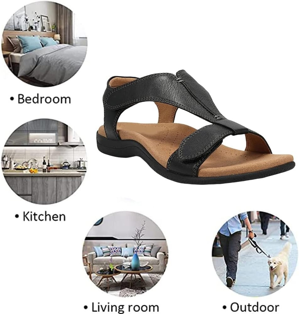 Cushioned All-Day Comfort Adjustable Sandals