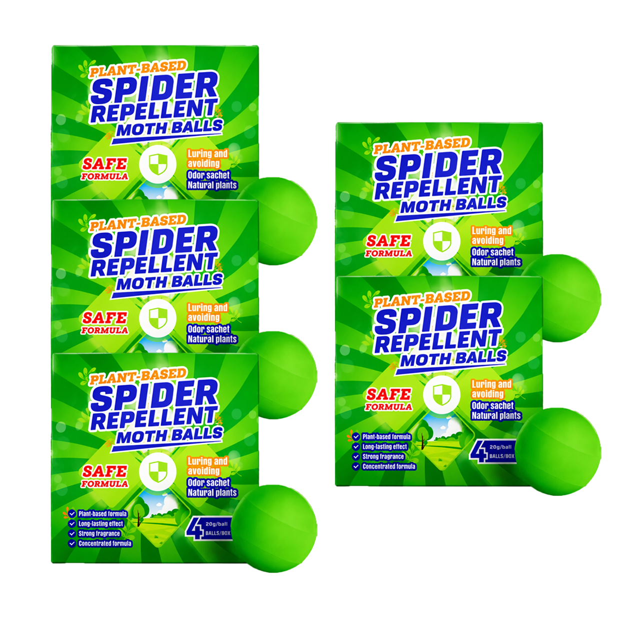Natural Spider & Moth Repellent Balls
