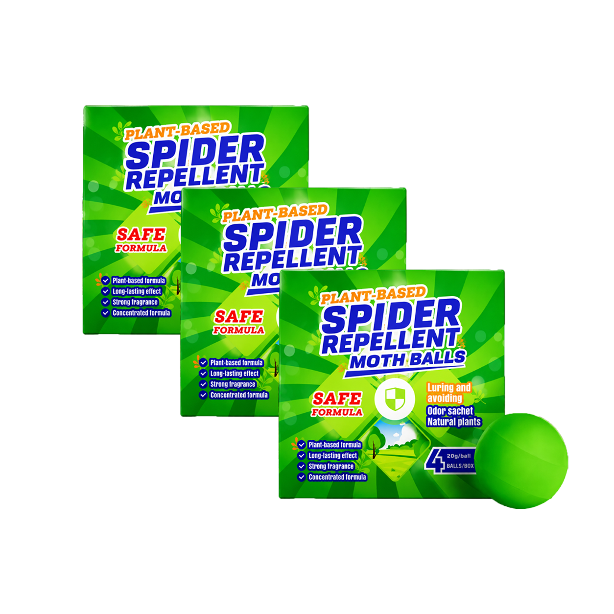 Natural Spider & Moth Repellent Balls