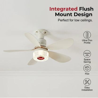 Smart 3-in-1 Ceiling Fan – RGB Light & Bluetooth Speaker