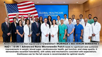 🧑‍⚕️🩺 Moringa · Berberine × NAD+ 𝟏𝟎-𝐢𝐧-𝟏 𝐀𝐝𝐯𝐚𝐧𝐜𝐞𝐝 𝐍𝐚𝐧𝐨 𝐌𝐢𝐜𝐫𝐨𝐧𝐞𝐞𝐝𝐥𝐞 𝐏𝐚𝐭𝐜𝐡