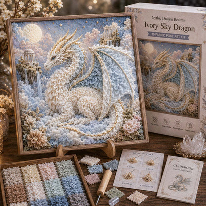 Mythic Dragon Realms 3D Fabric Poke Art Kit