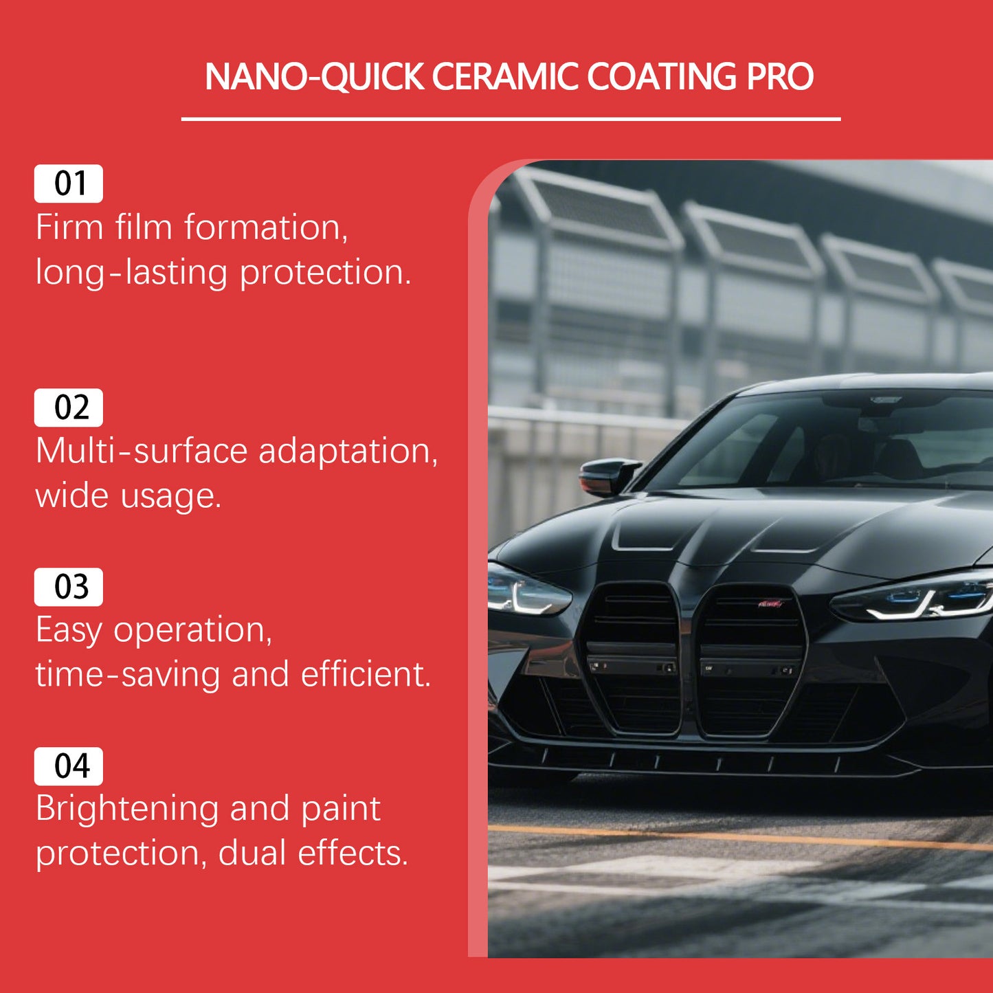 Nano-Quick Ceramic Coating Pro for Automobiles