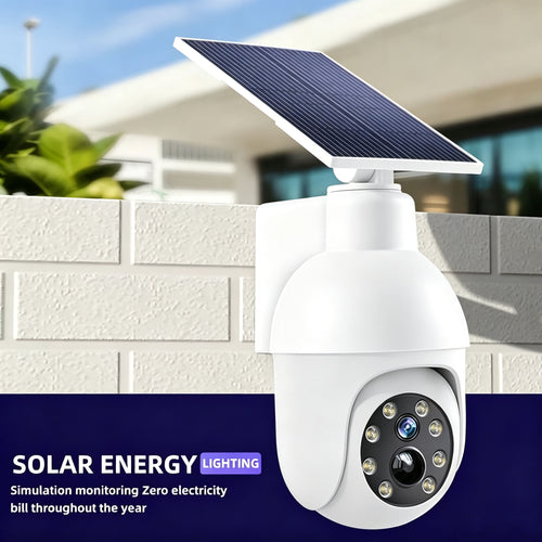 Solar Light LED Wall Lamp Security Dummy Camera
