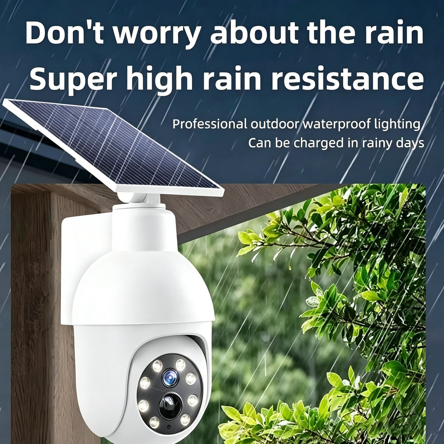 Solar Light LED Wall Lamp Security Dummy Camera