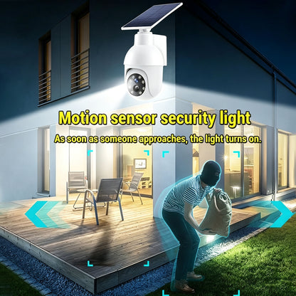 Solar Light LED Wall Lamp Security Dummy Camera