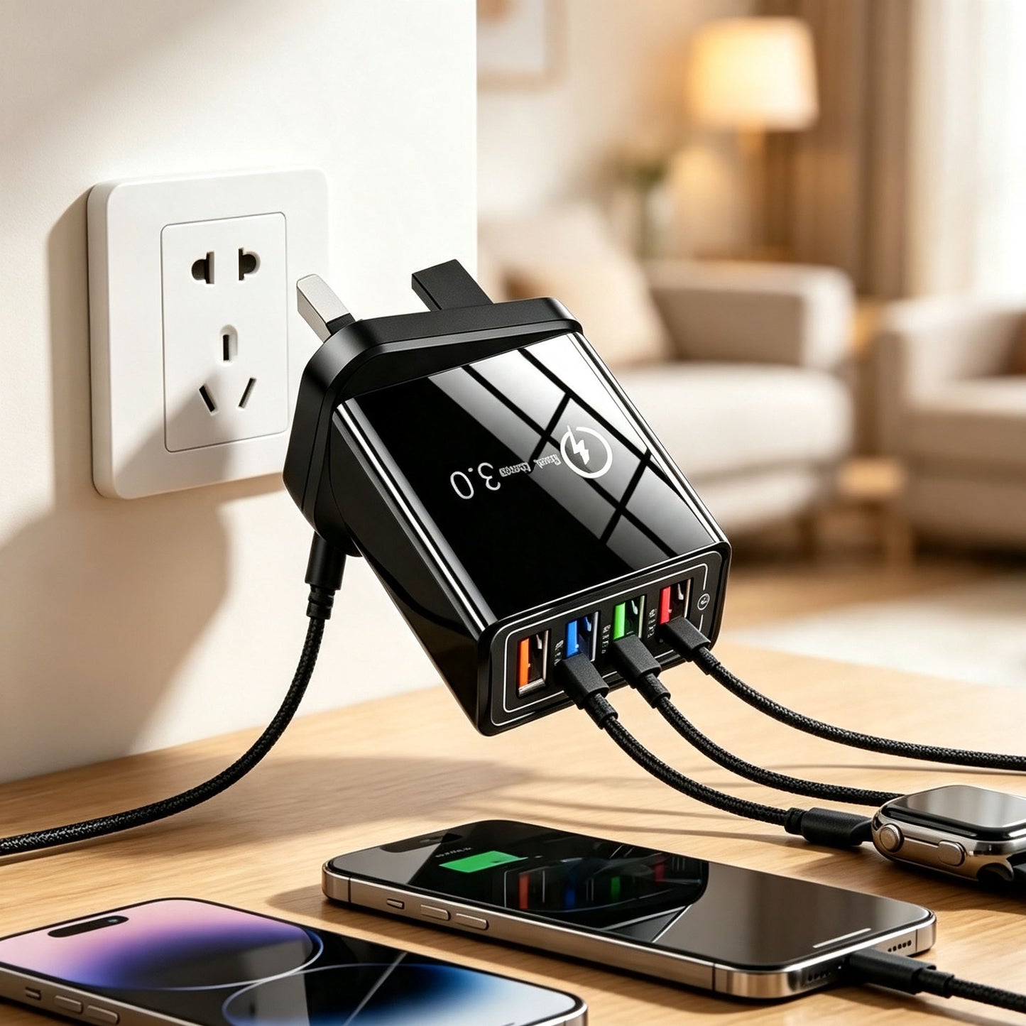 ⚡The Charger Big Tech Hates | 4-Port Quick Charge 3.0