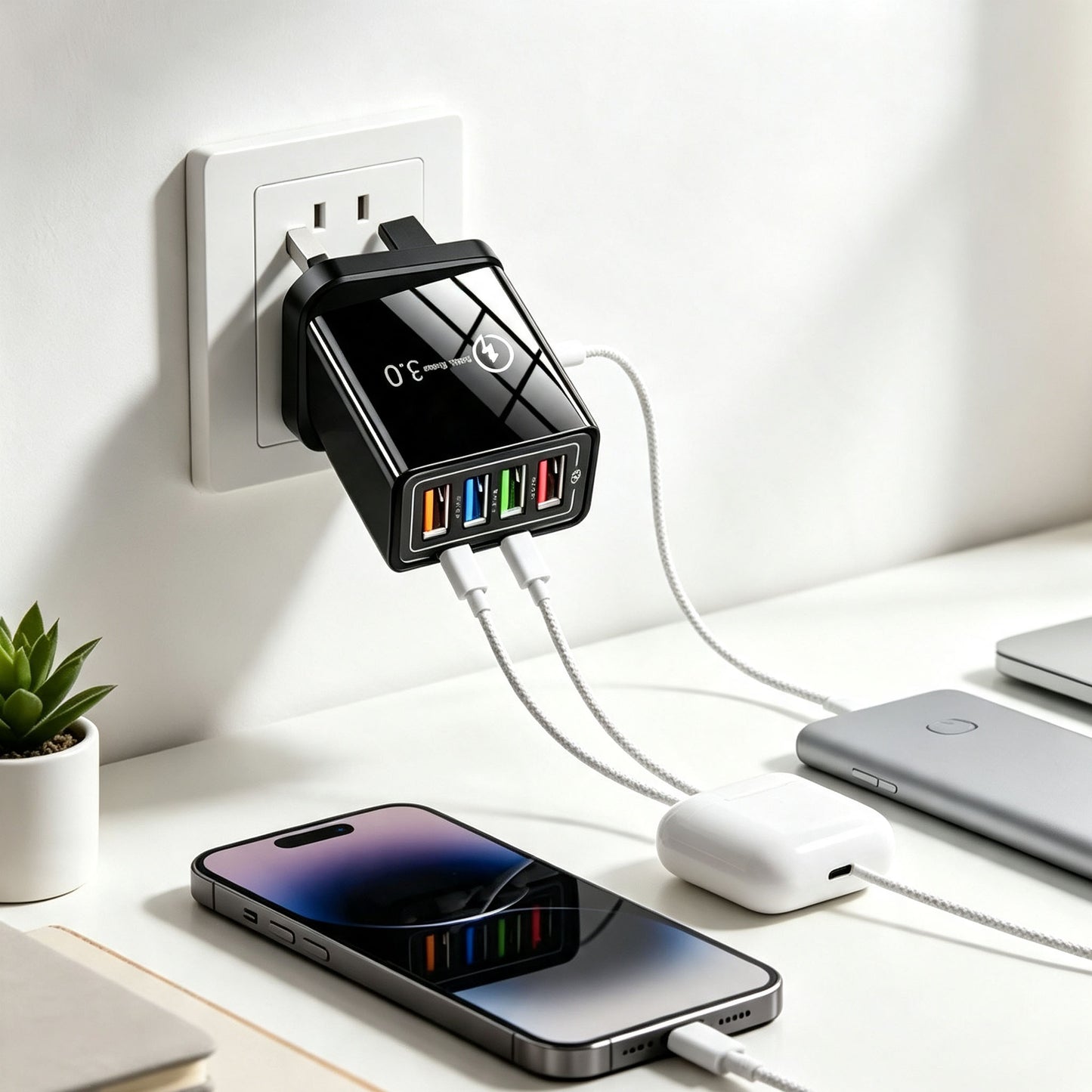 ⚡The Charger Big Tech Hates | 4-Port Quick Charge 3.0