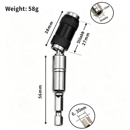 ⚡ Magnetic swiveling bit tip holder