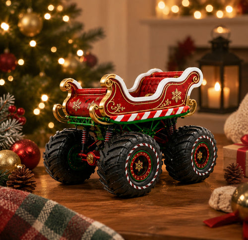 🎄 XMAS Holiday Edition Sleigh Monster Truck