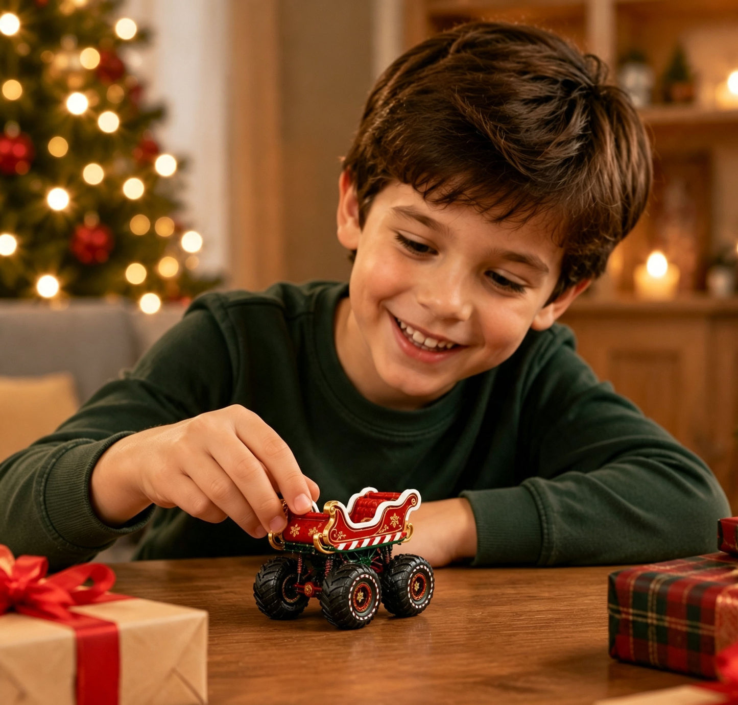 🎄 XMAS Holiday Edition Sleigh Monster Truck