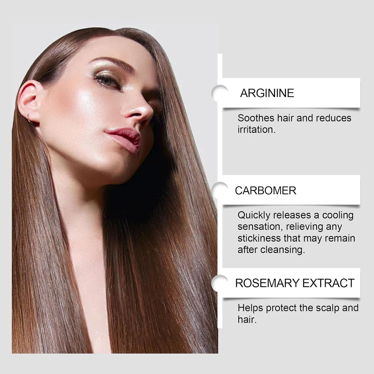 Rosemary Water and Rice Water Hair Spray for Frizz and Smoothness