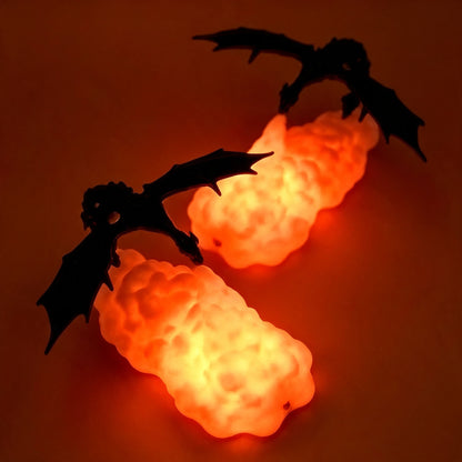 🔥 Fire Dragon 3D Sculpture Dragon Lamp