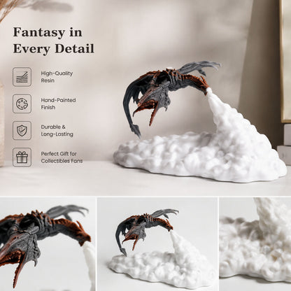 🔥 Fire Dragon 3D Sculpture Dragon Lamp