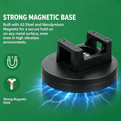 🧲 Magnetic Cable Tie Mounts - No-Drill,Cable Organizer for Desk, Garage & RV