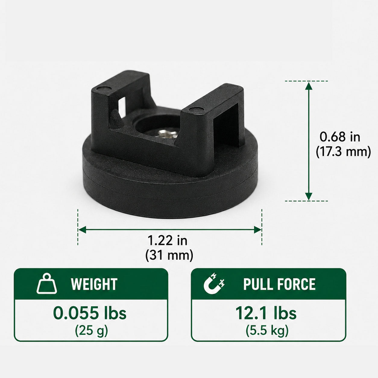 🧲 Magnetic Cable Tie Mounts - No-Drill,Cable Organizer for Desk, Garage & RV