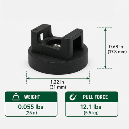 🧲 Magnetic Cable Tie Mounts - No-Drill,Cable Organizer for Desk, Garage & RV