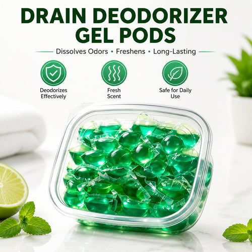 🌊 Drain Deodorizer Gel Pods – Odor Eliminator for Fresh & Clean Drains