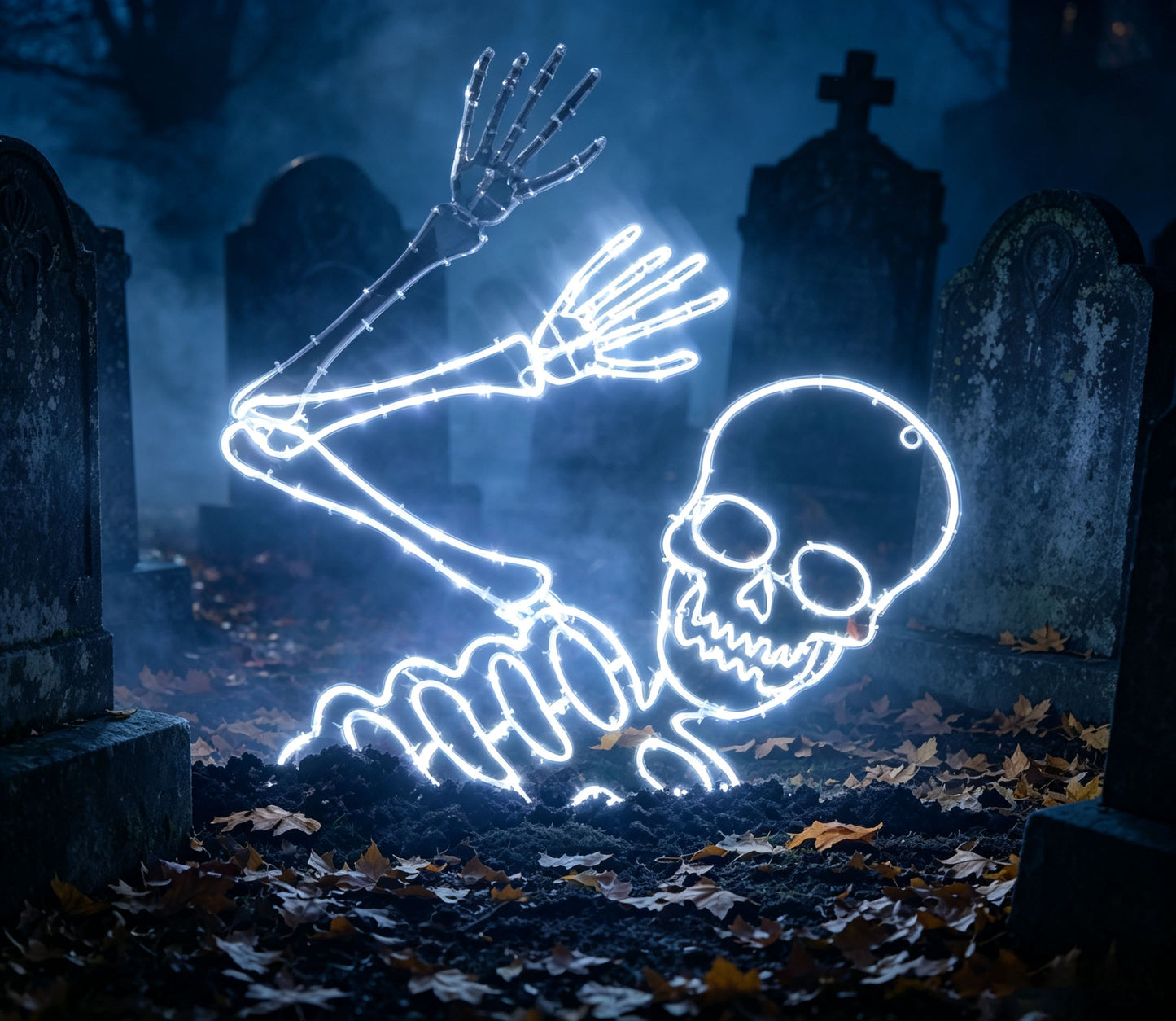 Glowing Halloween Skeleton Decor