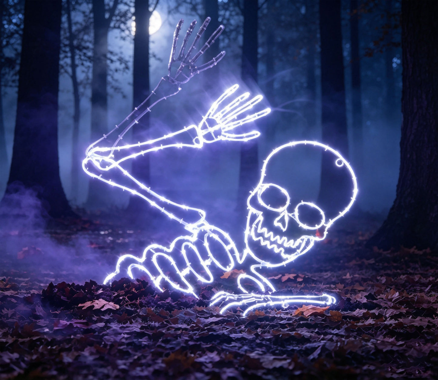 Glowing Halloween Skeleton Decor