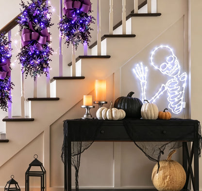 Glowing Halloween Skeleton Decor