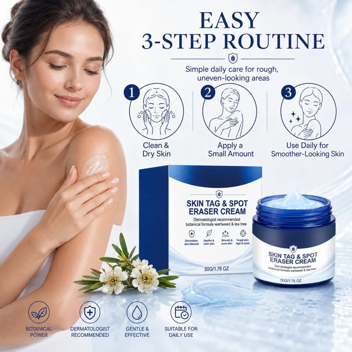 7‑Day Skin Tag & Spot Care Cream, Mild Non‑Irritating Formula