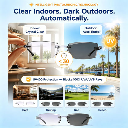 👓 Smart Zoom Diamond-Cut Reading Glasses