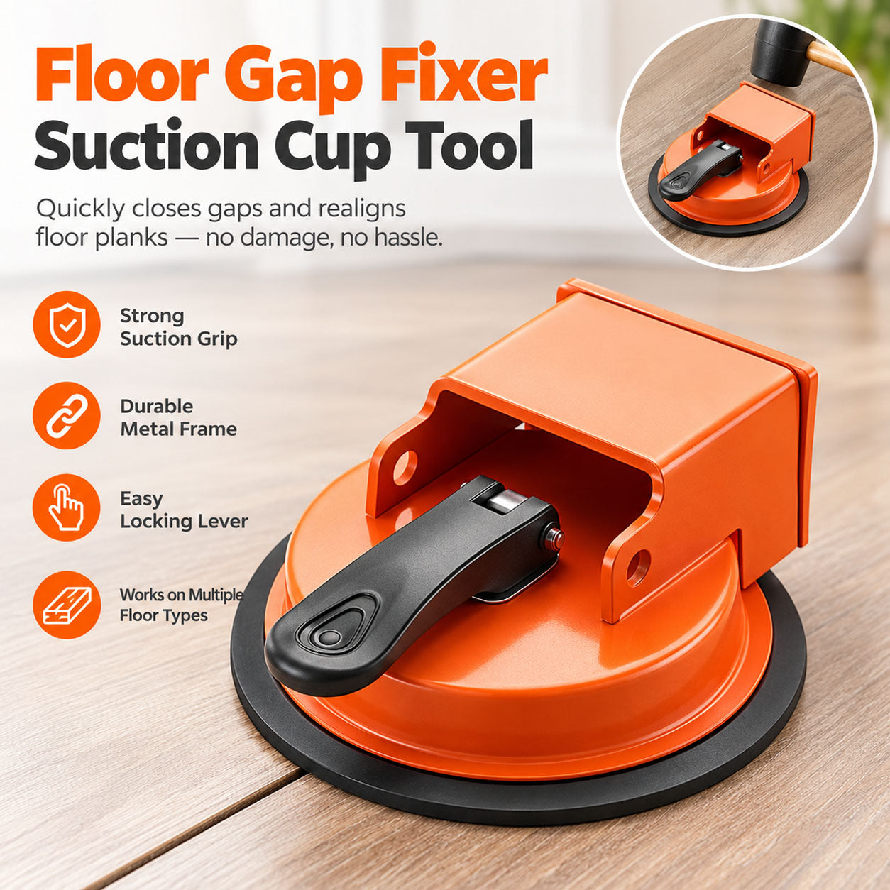 🔧Heavy-Duty Floor Gap Fixer Suction Cup