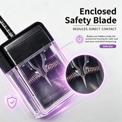 Precision PMU Pencil Sharpener -Portable Handheld Sharpener for Permanent Makeup Artists